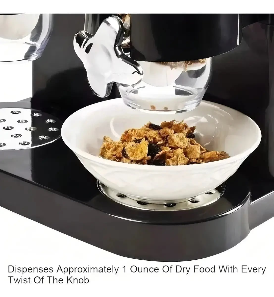 Dispensador Triple Cereal Granos Dulces Frutos Secos Pro Xl Color Negro