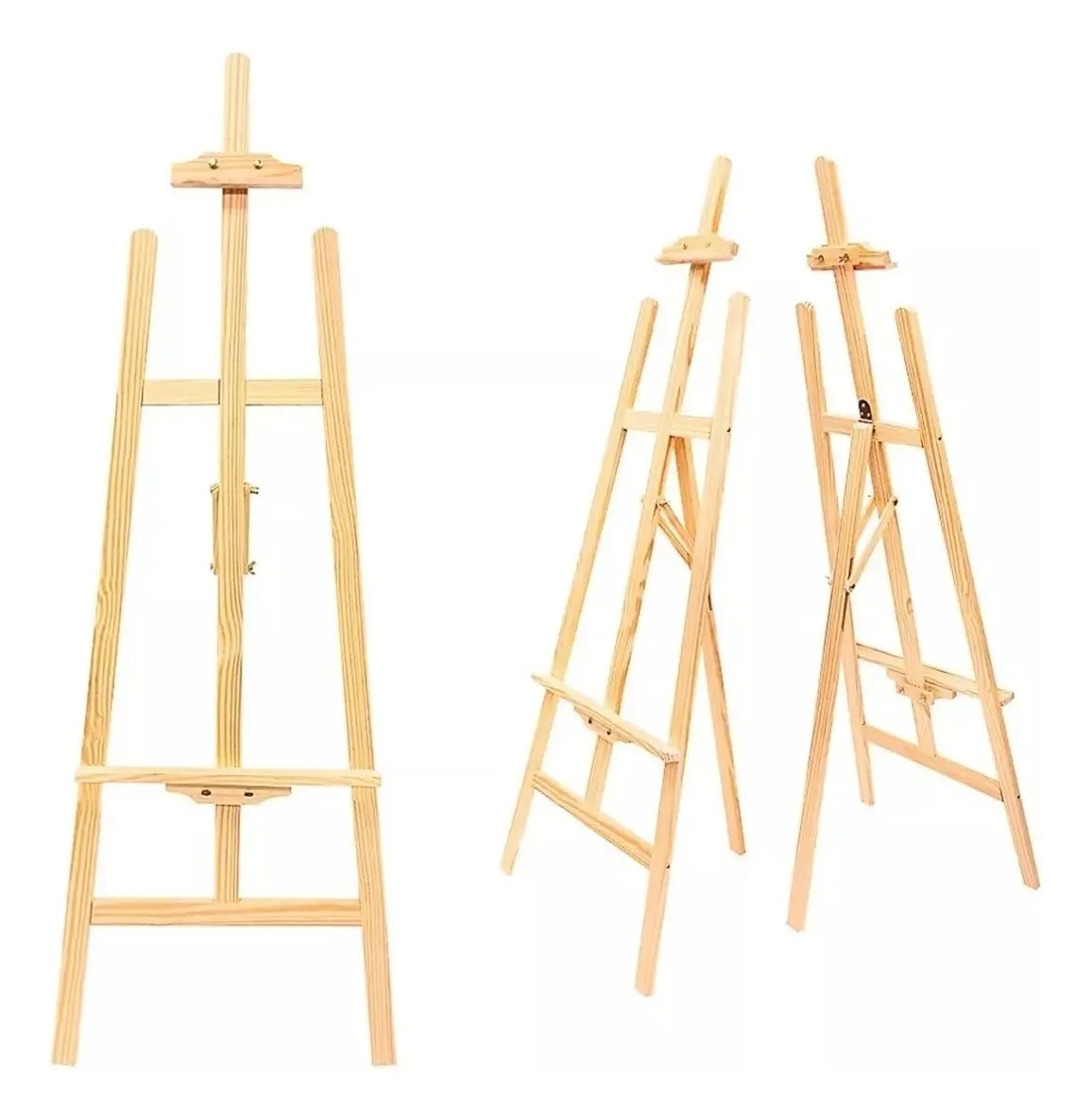 Set Atril Desarmado Para Pintar 120cm