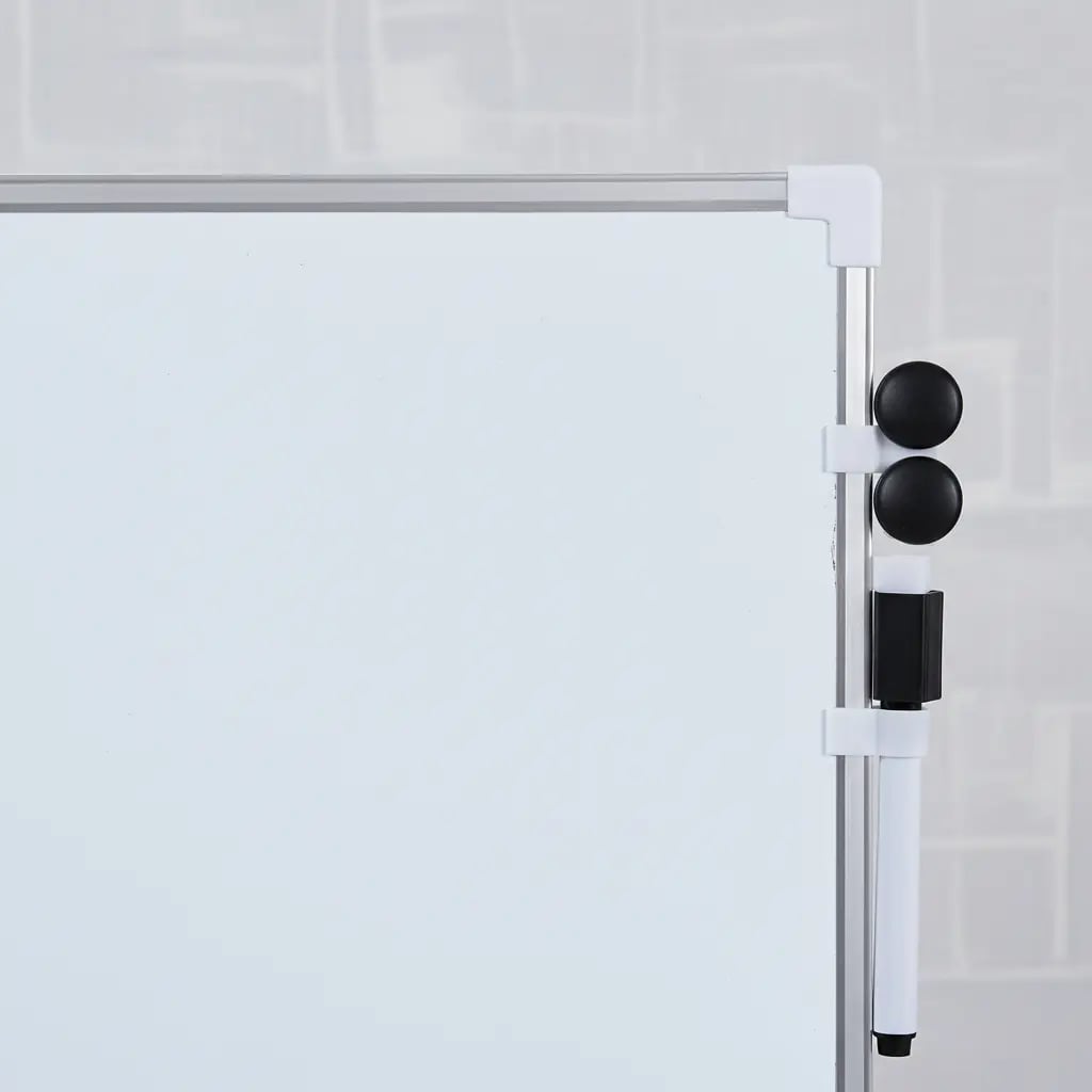 Pizarra Blanca 40x30cm Incluye 2 Imánes Y Plumón-escolar