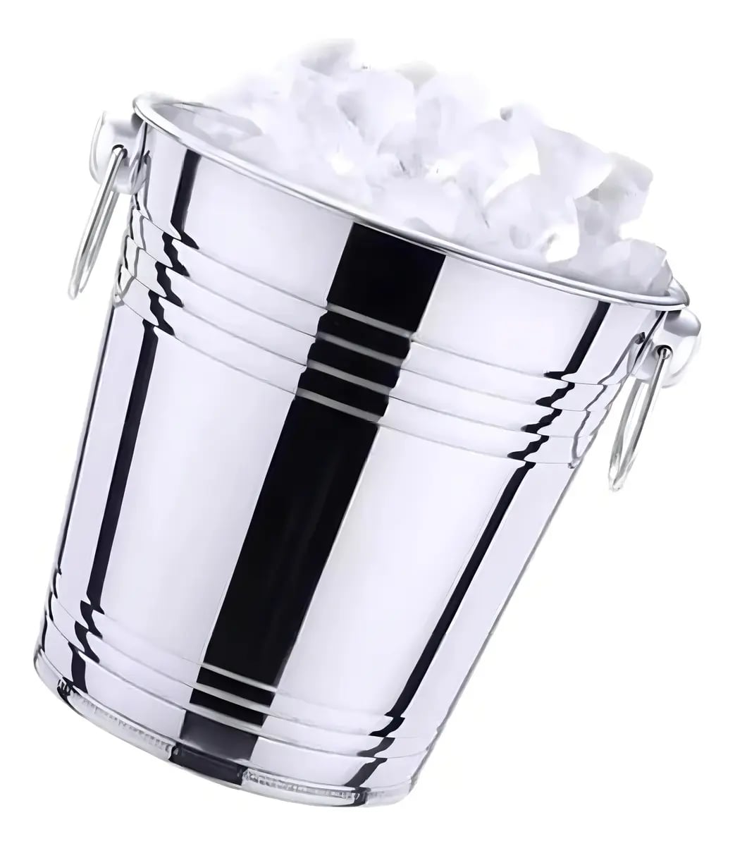 Hielera Cubetera De Acero Para Botella Latas Hielo Hogar 6l